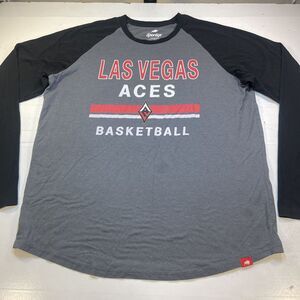 LAS VEGAS ACES WNBA BASKETBALL JERSEY TEE T SHIRT Mens XXL Long Sleeve SPORTIQE